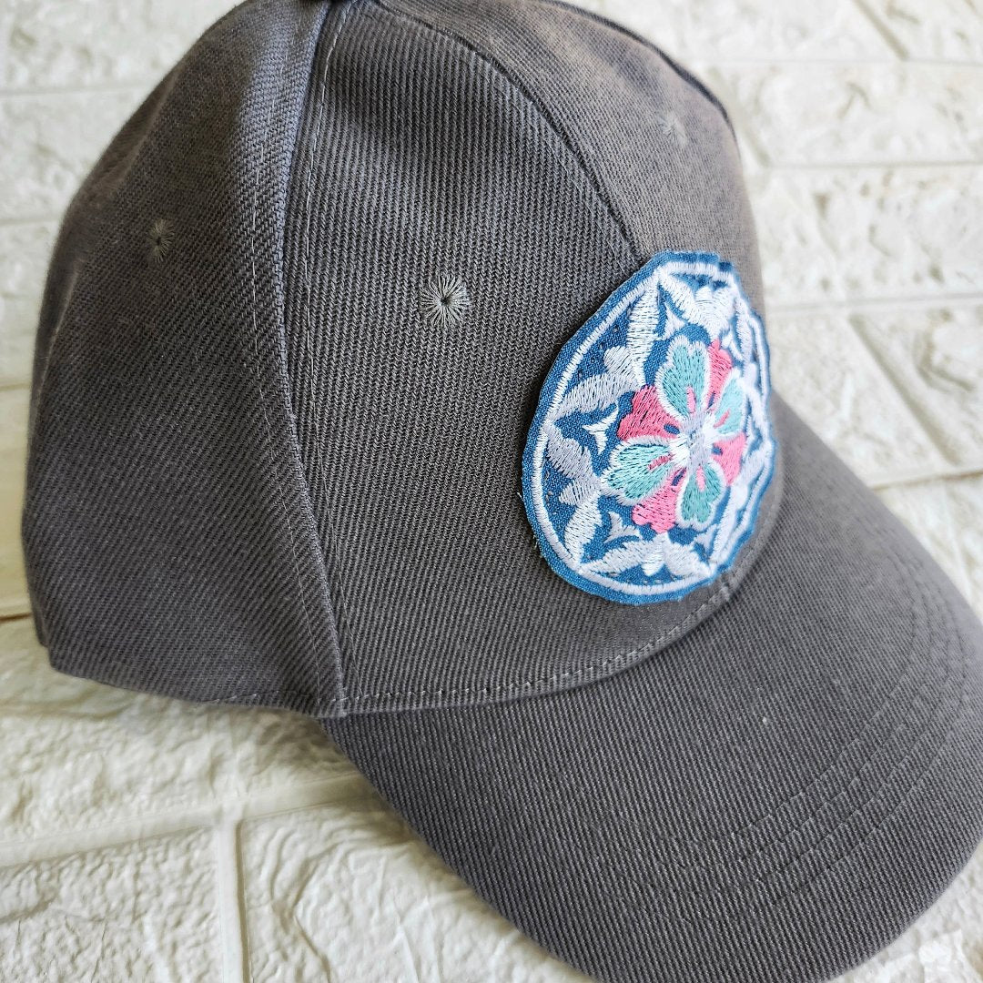 cap embroidery applique