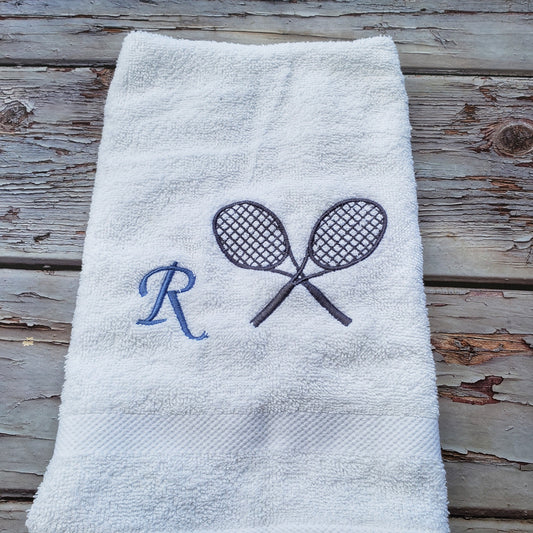 tennis towel personalized