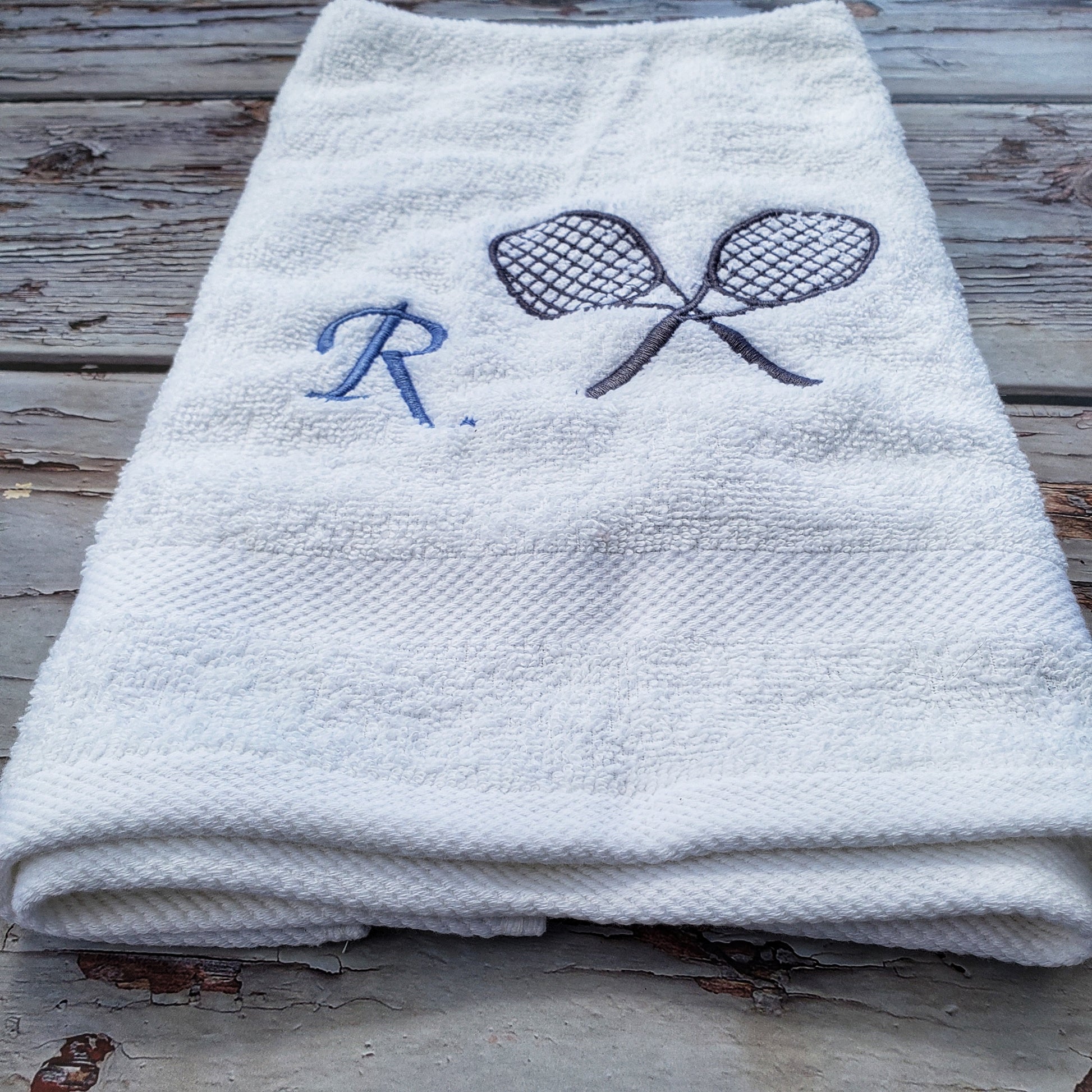 tennis embroidery personalized