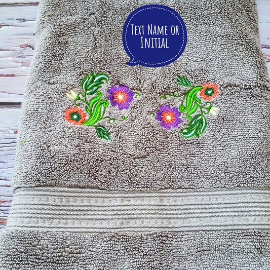 Hand Towel Embroidery Personalized