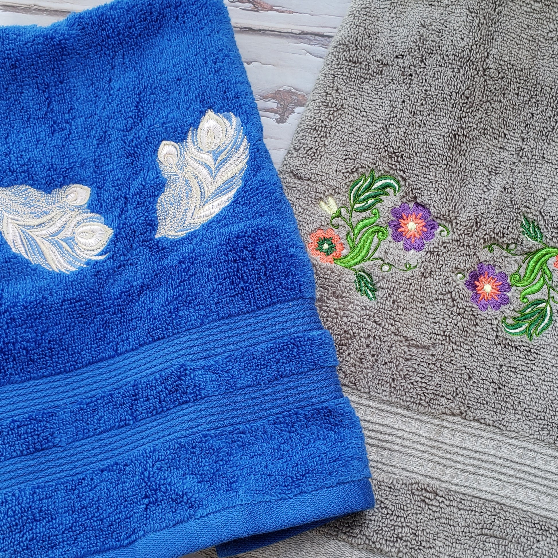 embroidery hand towels