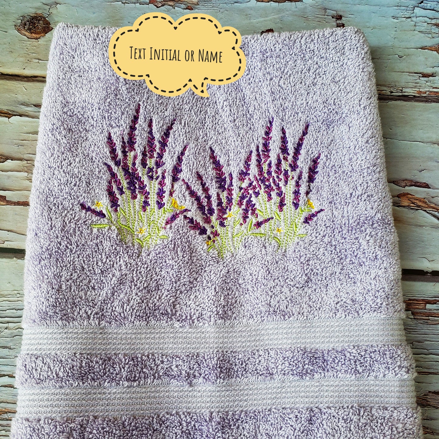 embroidery personalized towel