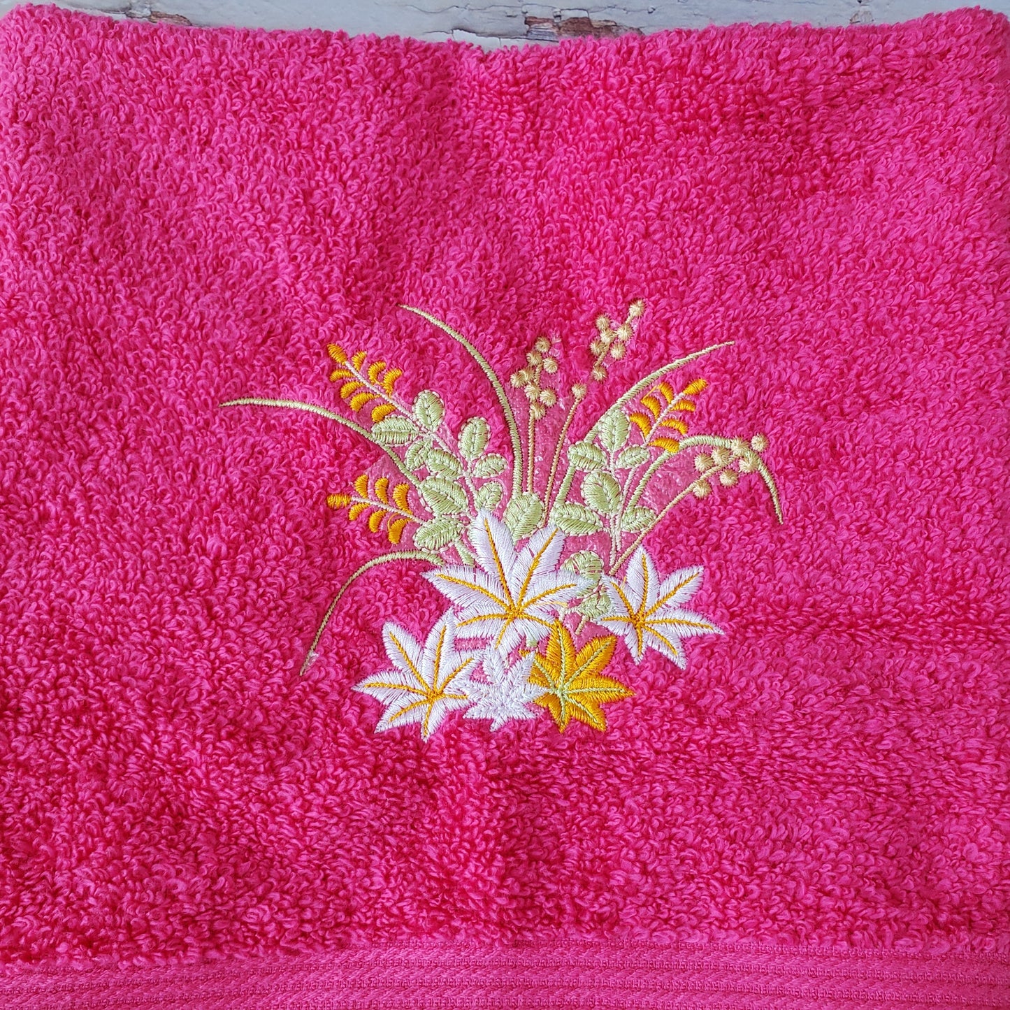 embroidery towel personalized