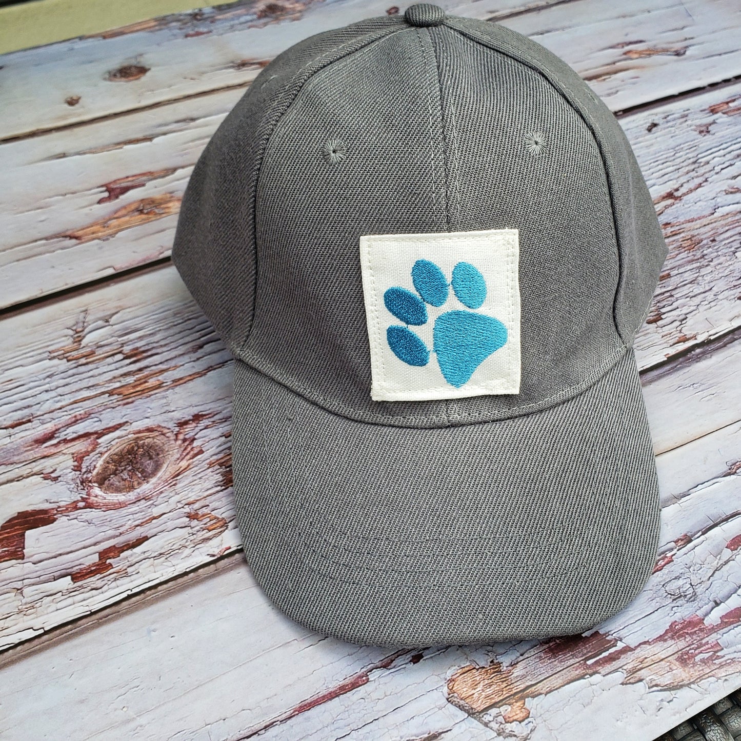 Cap Embroidery Dog Paw