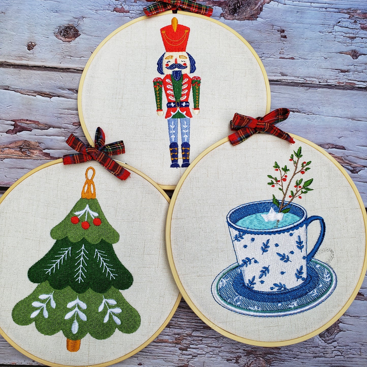 Christmas Hoop embroidery
