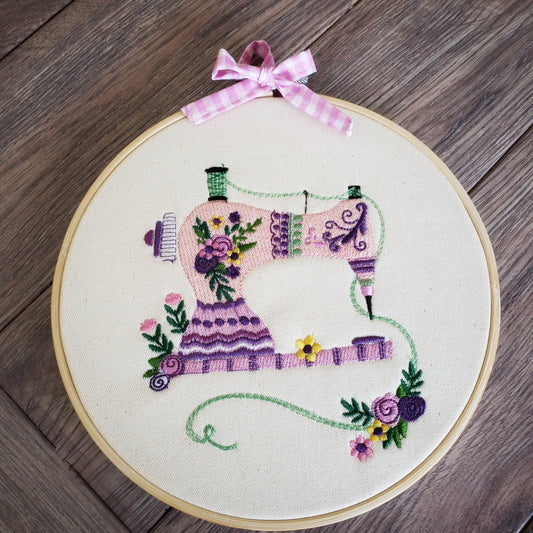 hoop embroidery sewing machine