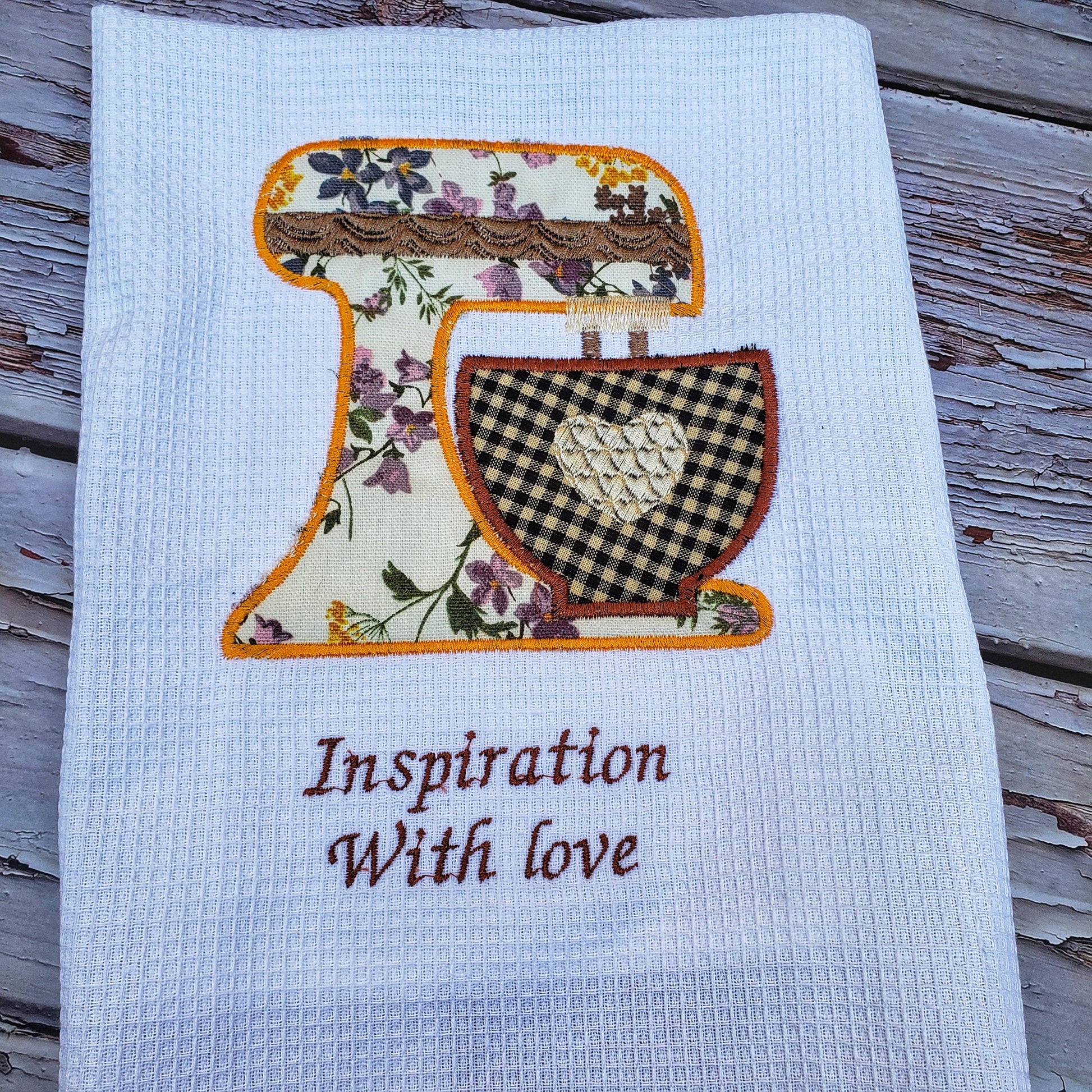 Kitchen Towel embroidery 