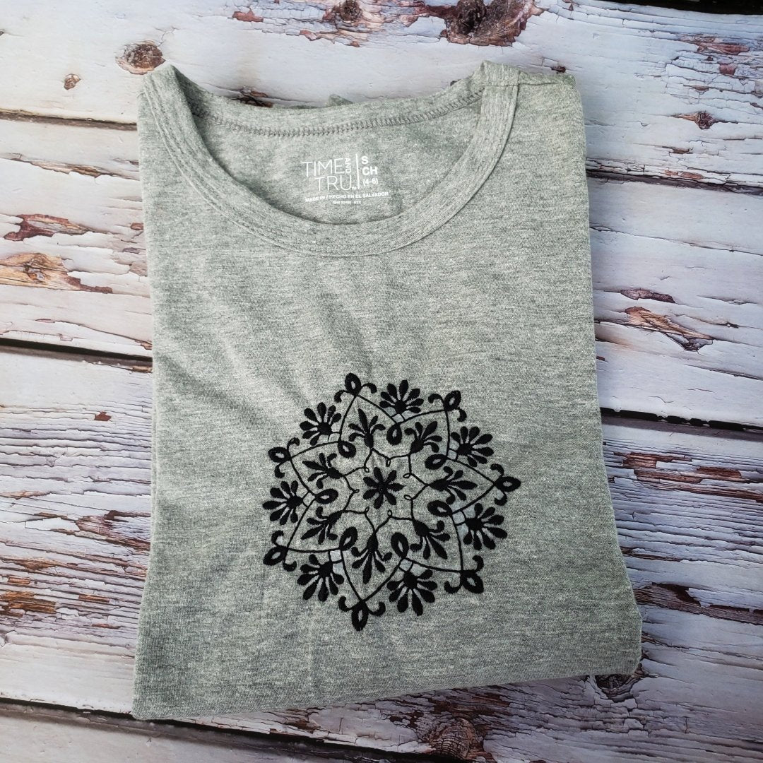 Embroidered Mandala Tshirt