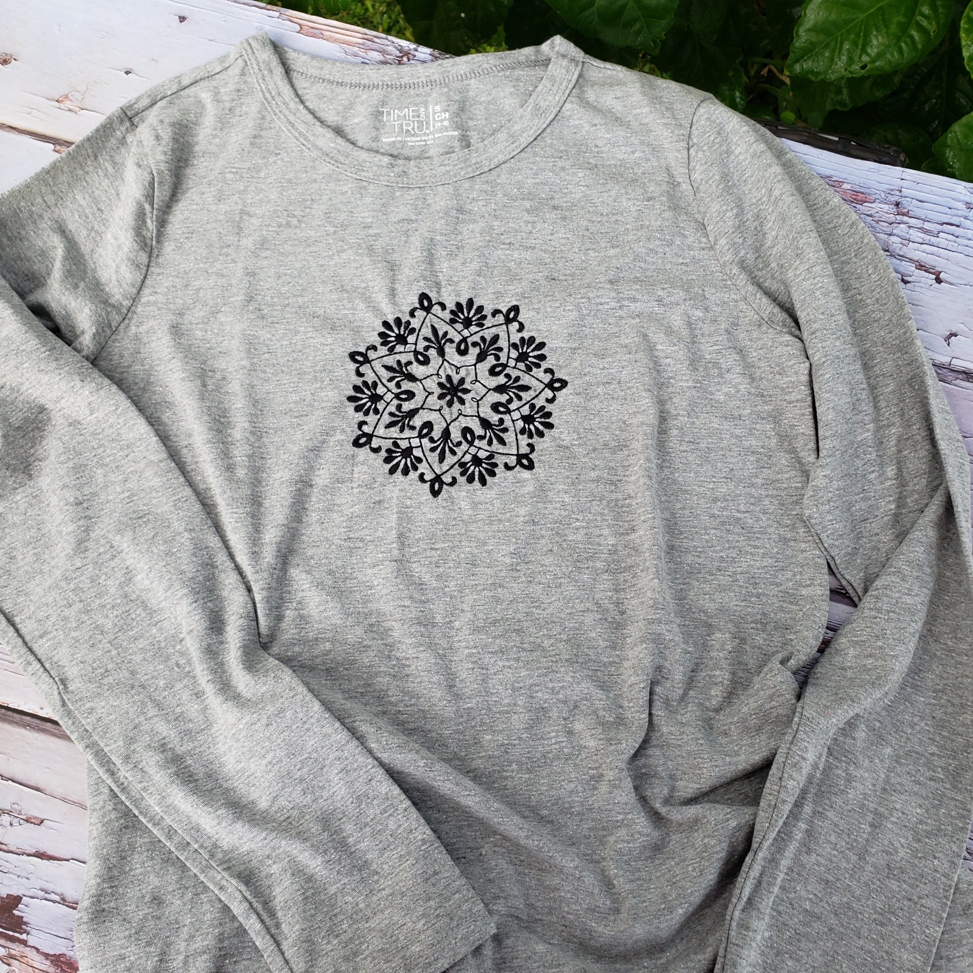 Embroidered Tshirt Mandala