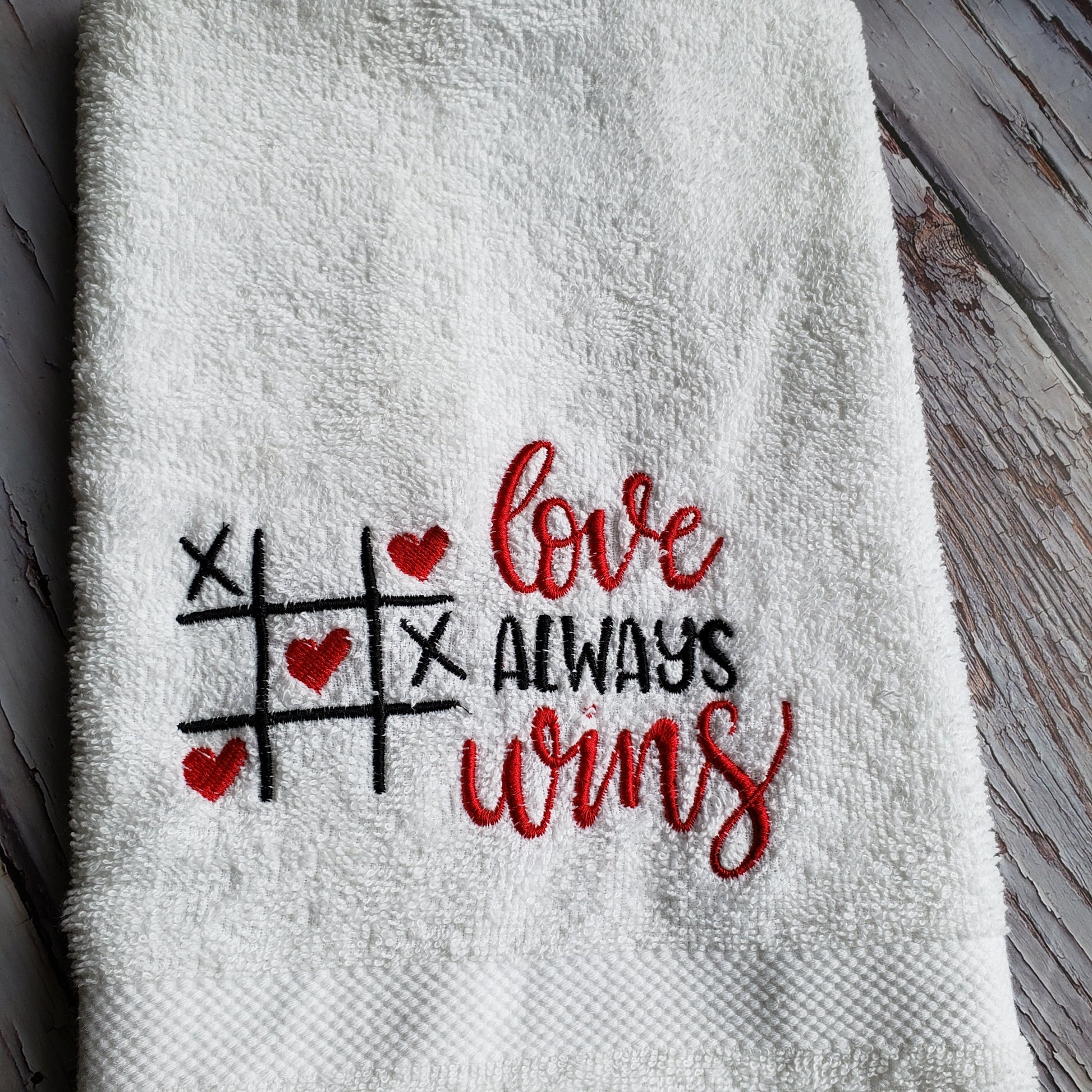 Hand Towel embroidered