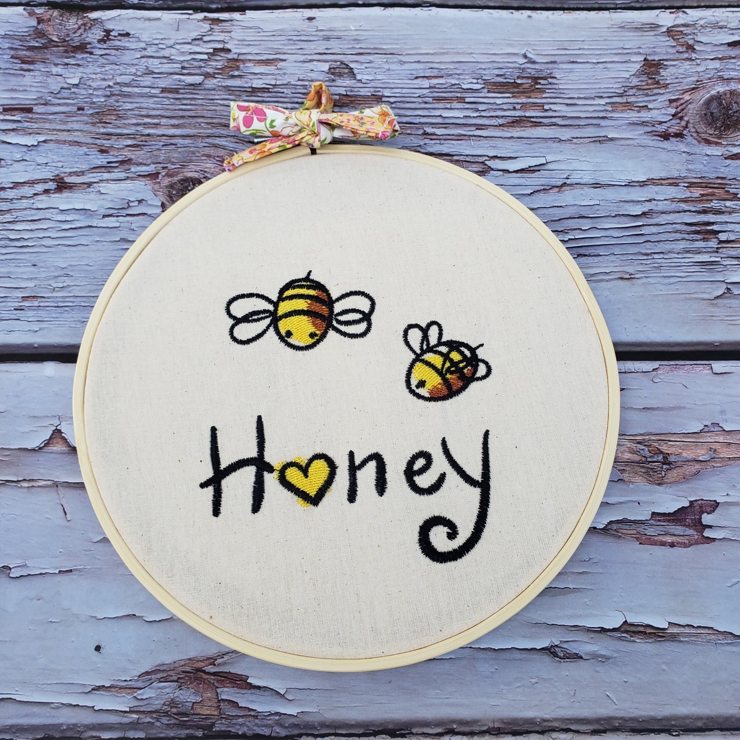 embroidoery hoop Honey