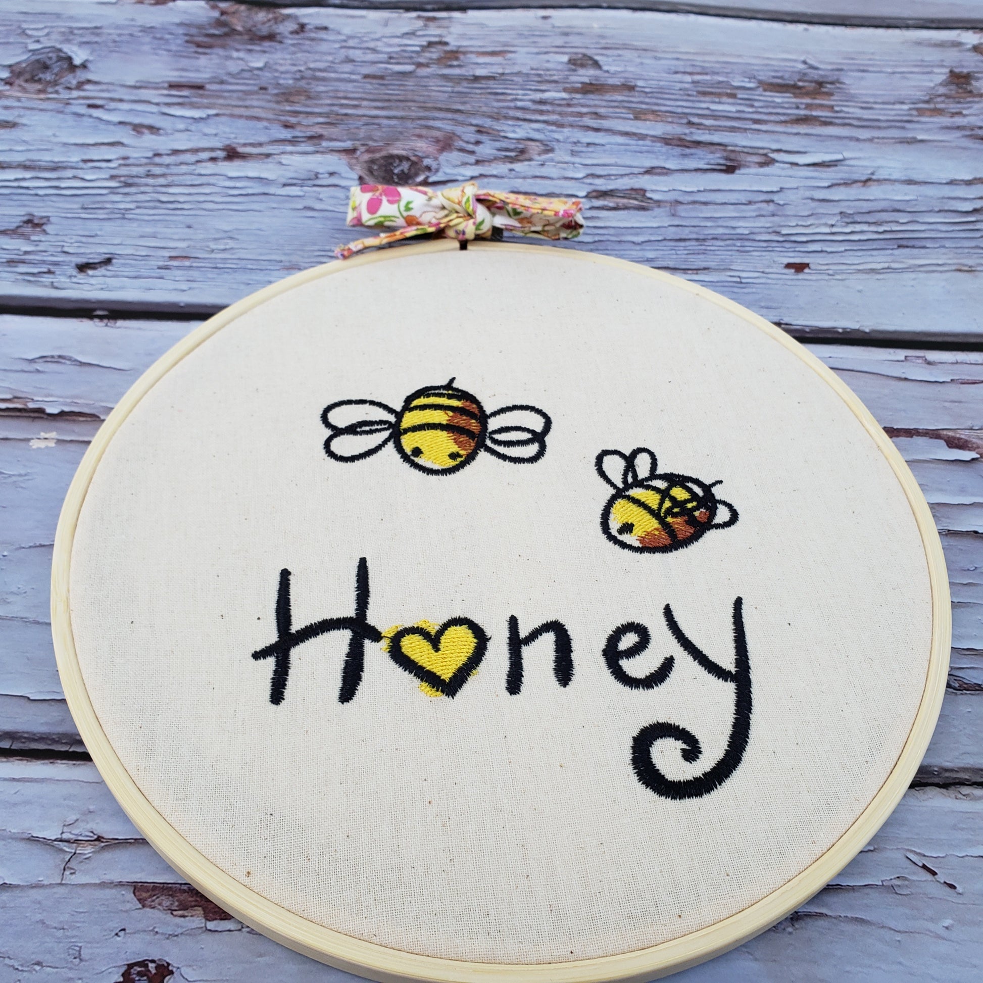 Embroidery Hoop Honey