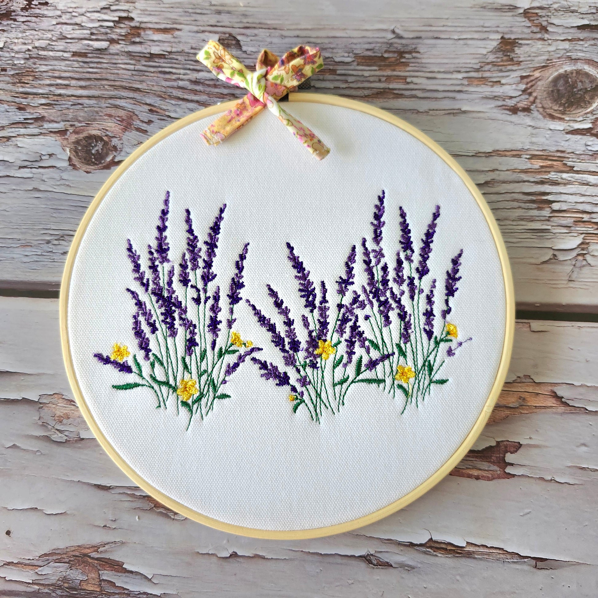 Lavender Field Hoop