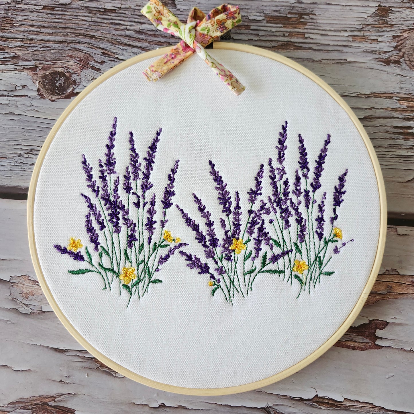 Lavender Field Hoop 