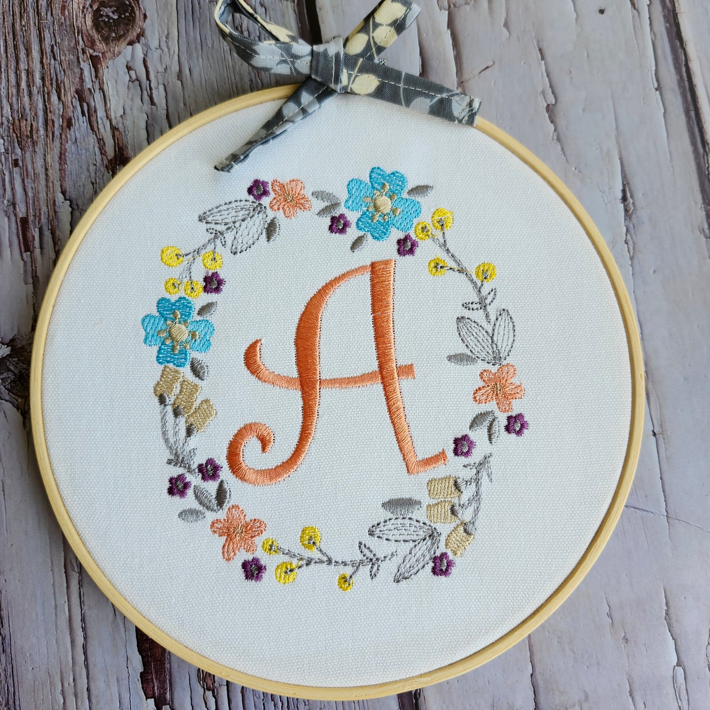 Hoop Embroidered 