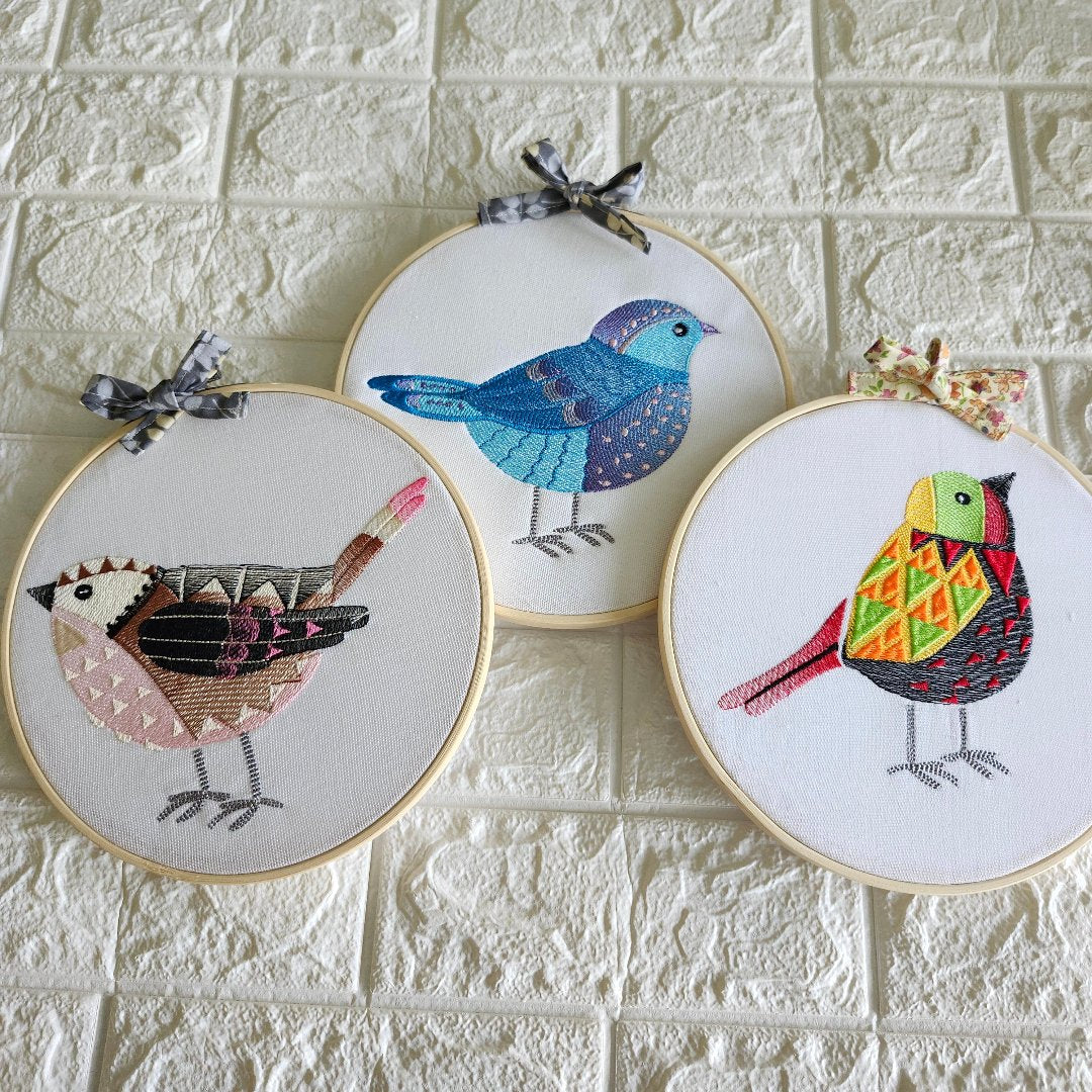 Embroidery Birds Hoop