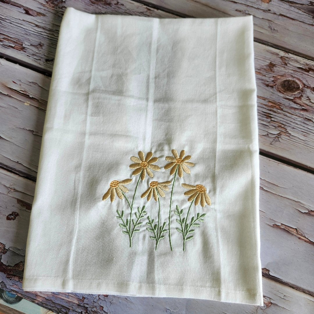 Tea Towel Embroidery