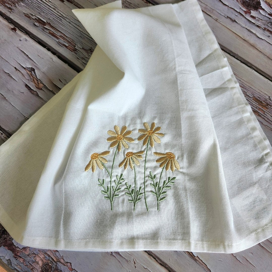 Tea Towel Embroidery