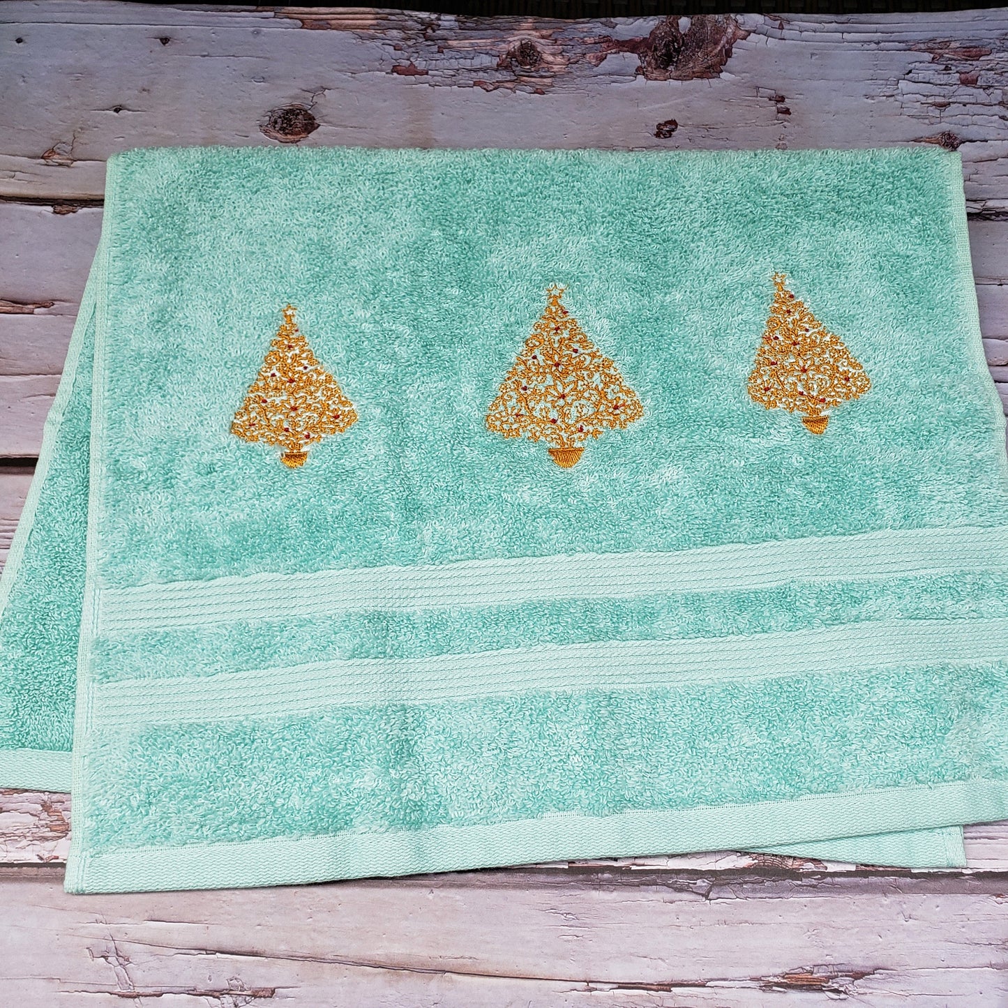 Christmas embroidery Towel