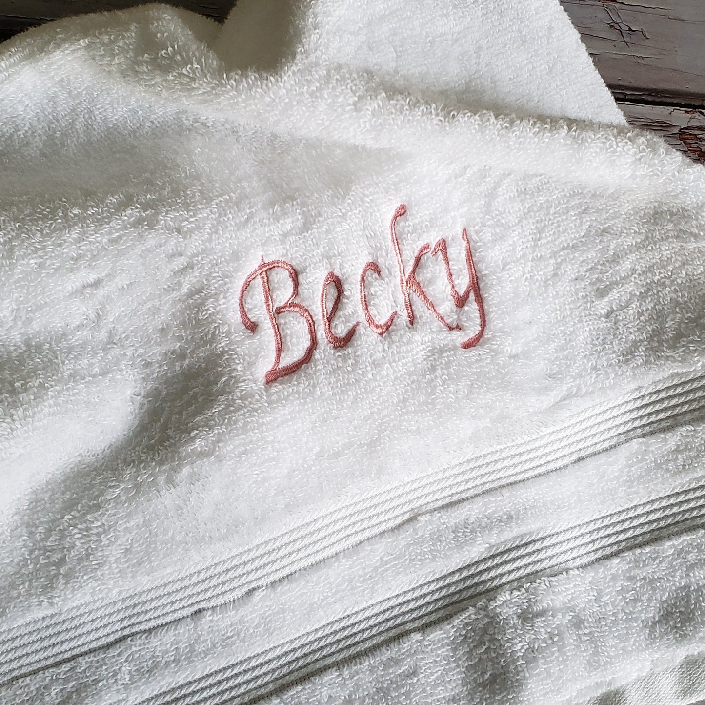 Personalized Embroidery Hand Towel Decor