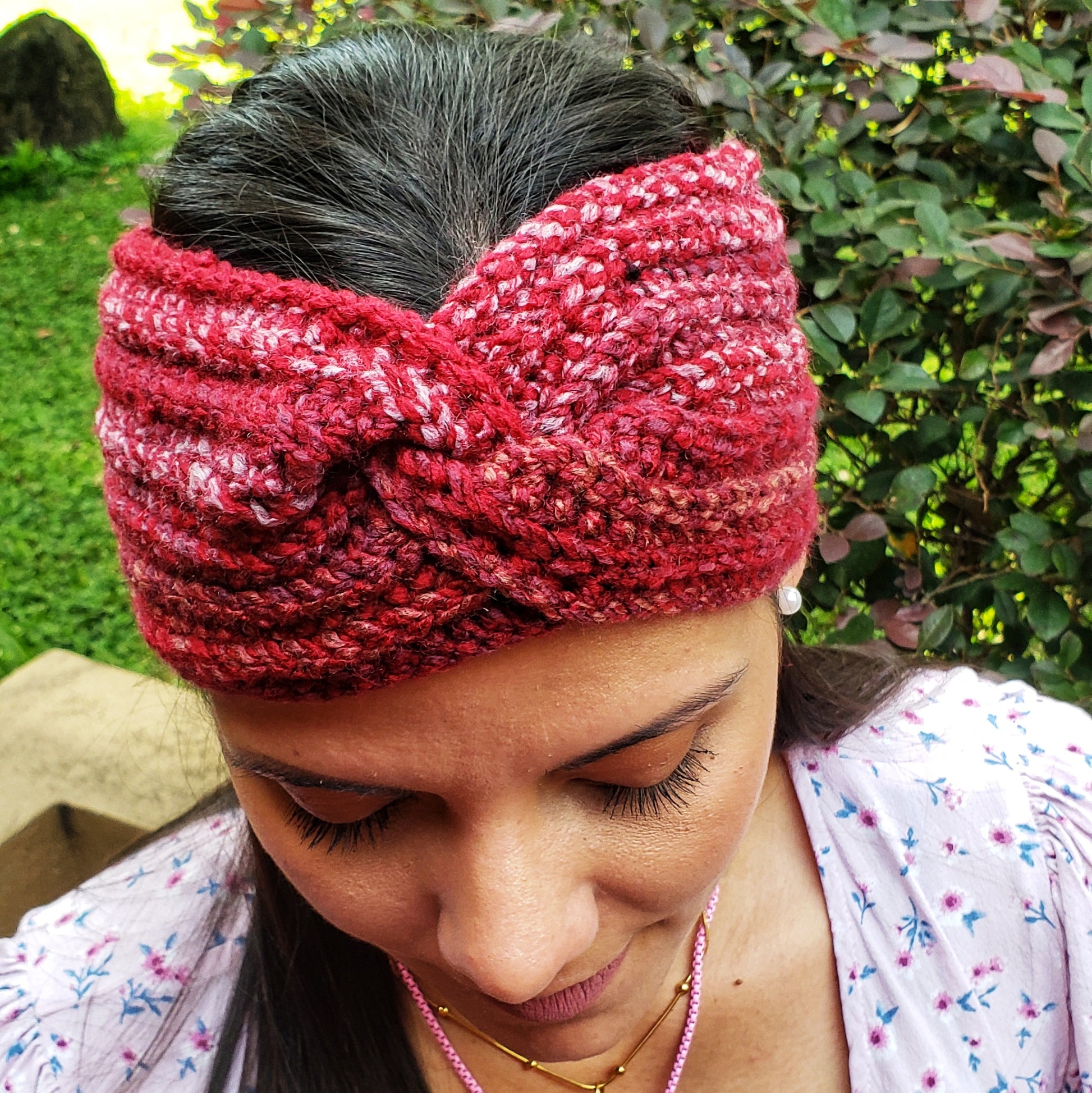 crochet hairband/twist headband