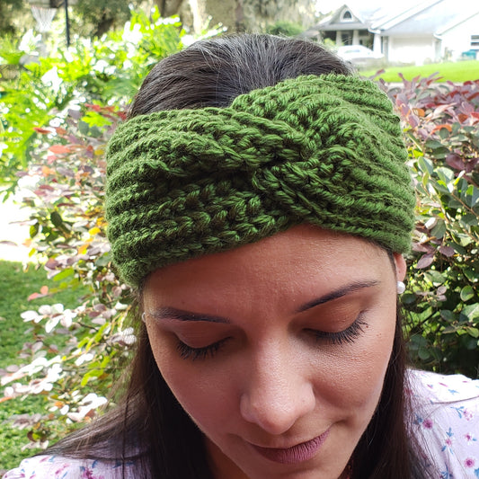 crochet headband.