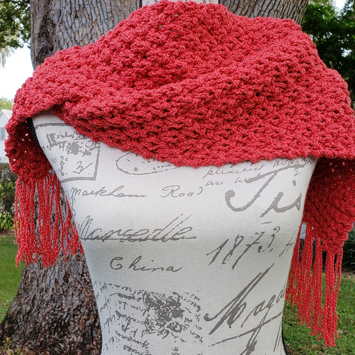 crochet shawl handmade