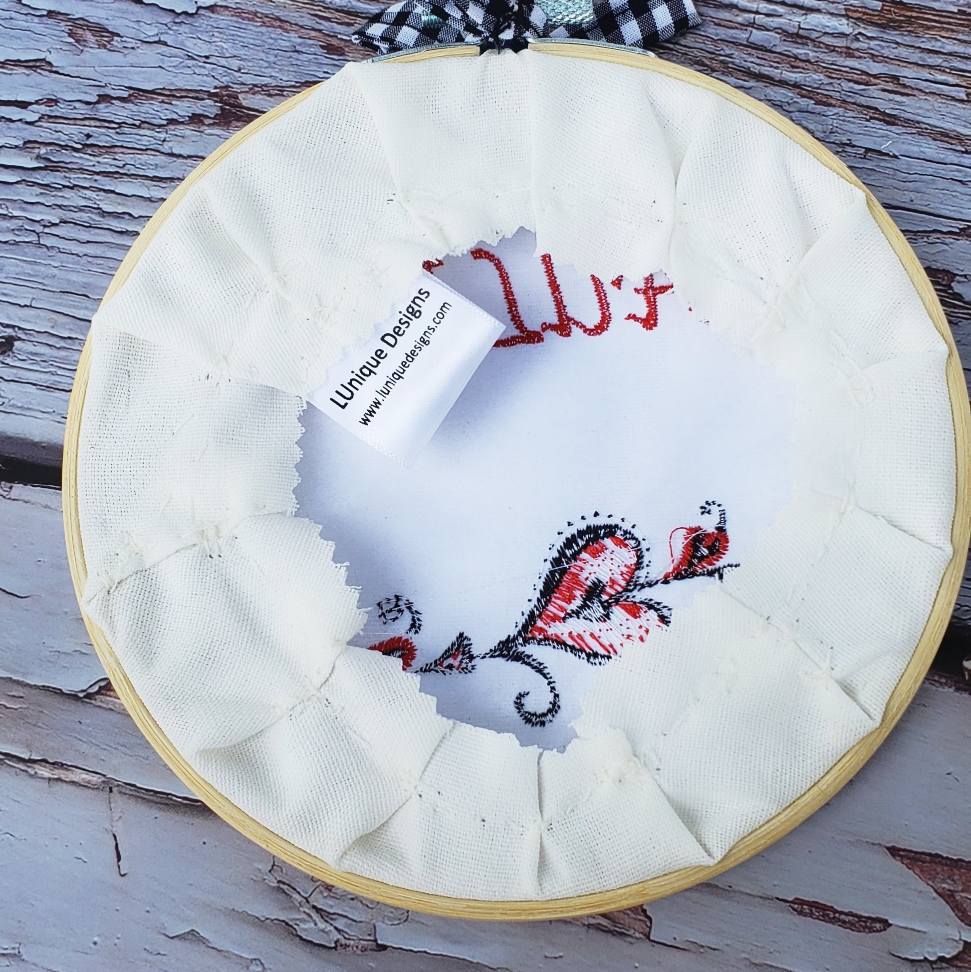 hoop embroidered personalized