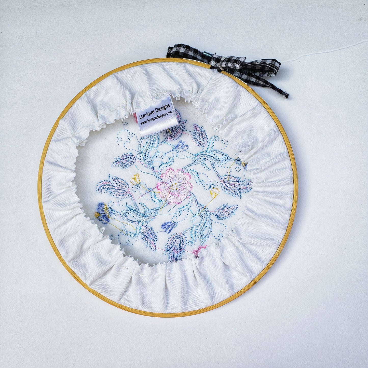 Embroidery hoop shaby