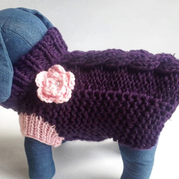 crochet dog sweater