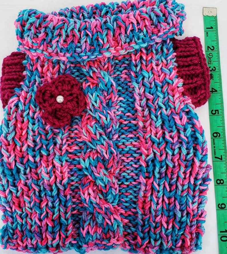 Boho knit Dog Sweater