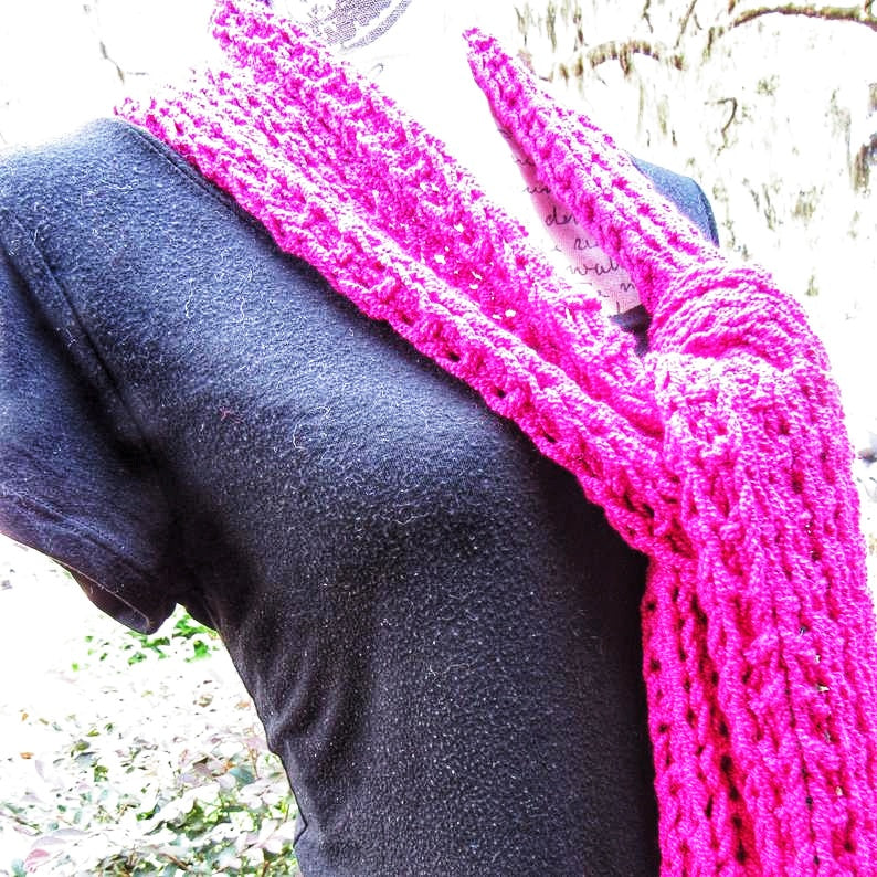 crochet scarf/shawl