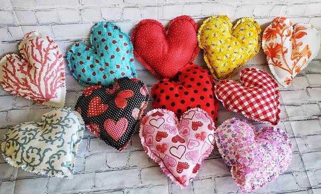 cotton hearts