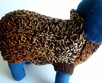 Crochet Dog sweater